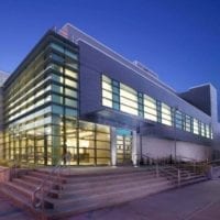 Joseph P. Addabbo Family Health Center night time rendering